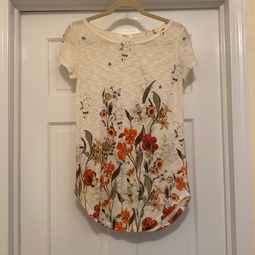 Floral Knit Top